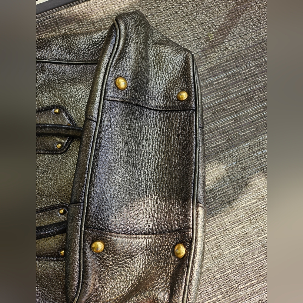 EUC Prada Metallic Gold leather Tote - Picture 11 of 17